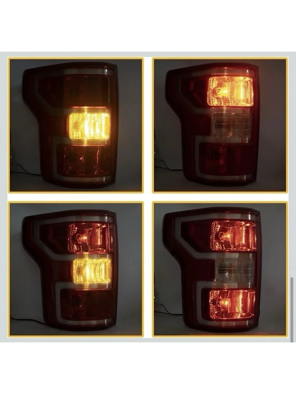 Boine F150 Tail Light Compatible With 2018 2019 2020 Ford F150 F-150 Right